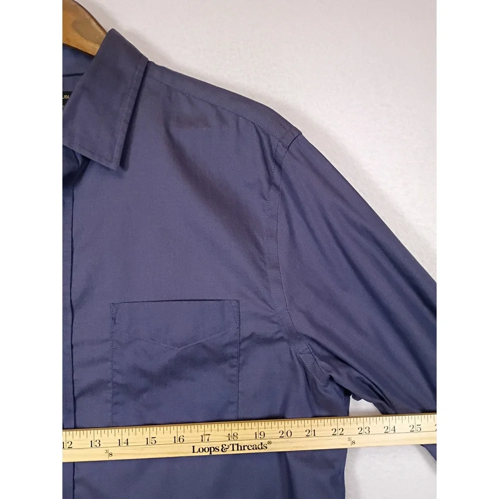 Professional Banana Republic Mens Large Purple Non Iron Classic Fit Dress Shirt